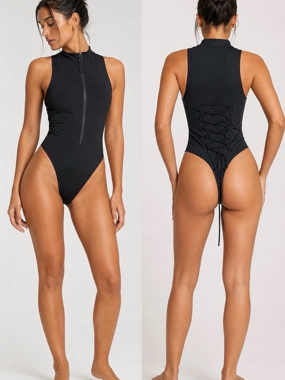 Ta3 Sleeveless Surfy Thong- Medium Reg/Long
